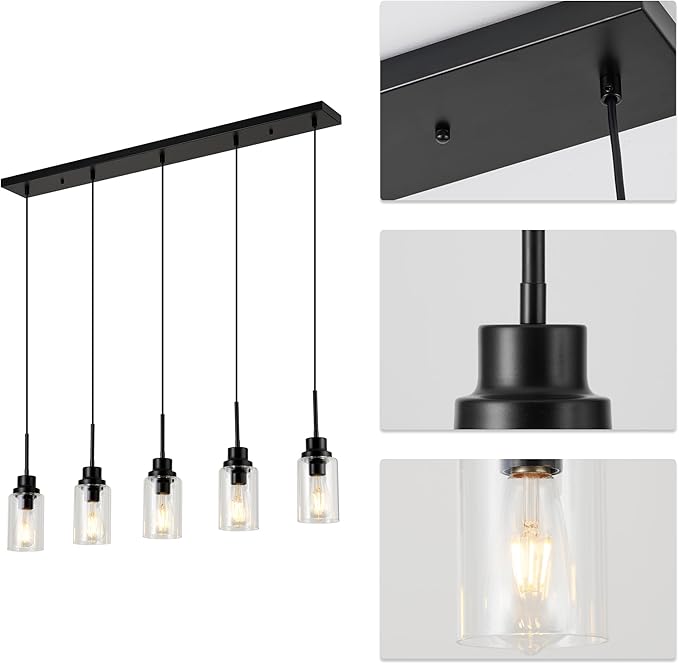 Black Dimmable Pendant Lighting - Image 7
