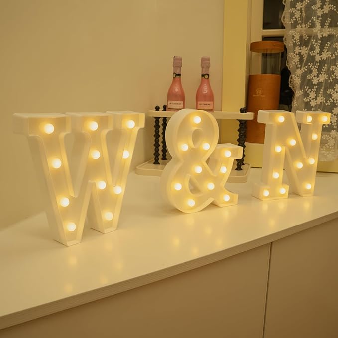 Foaky LED Letter Lights Sign Marquee Light Up Letters Sign - Image 4