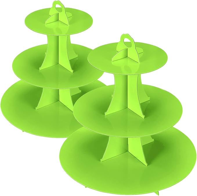 2Pcs 3-Tier Cupcake Stand, Cake Stand holder, Tiered DIY Cupcake Stand Tower - Image 8