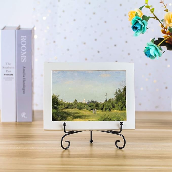 7"Iron Display Stand, Displays Picture Frames, Decorative Plates, Tablets and - Image 5