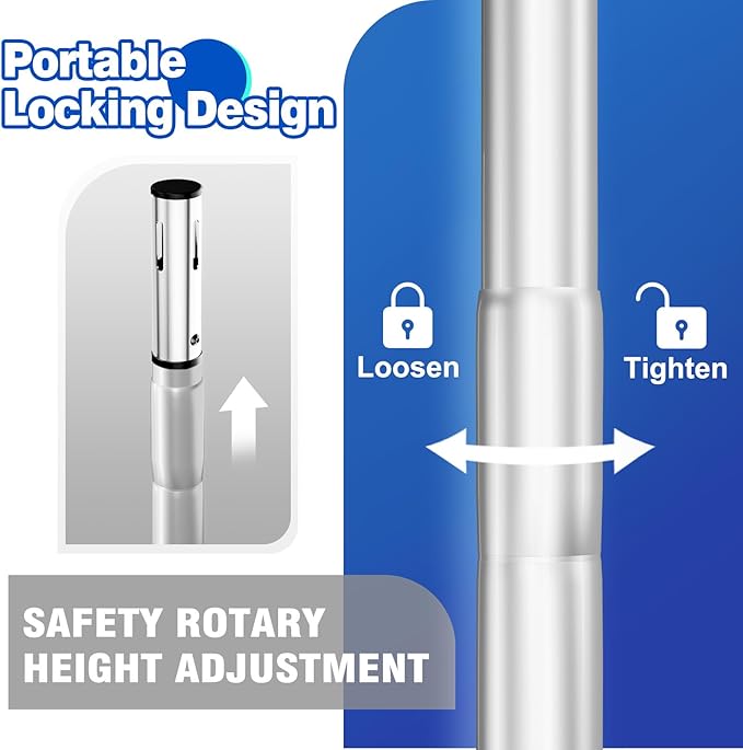 Pipe and Drape Backdrop Stand 10ftx10ft Adjustable Background Support System - Image 3