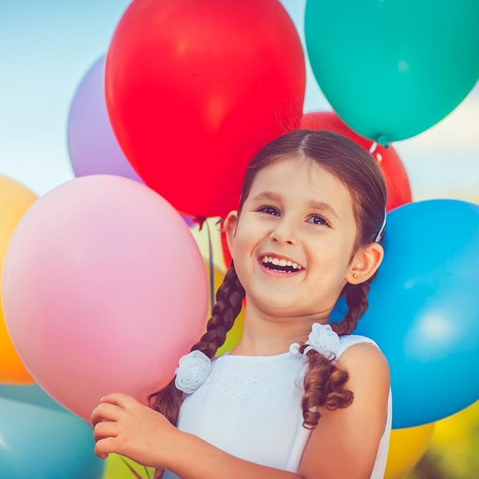 100 Pack Balloons, 12 inch Balloons Assorted Colors - Image 4