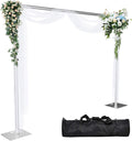 Pipe and Drape Backdrop Stand 10ftx10ft Adjustable Background Support System by Kinchoix