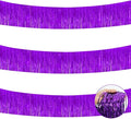 BEISHIDA 3 Packs 30 Feet Metallic Foil Fringe Garland Tinsel Streamers，Shiny by Beishida