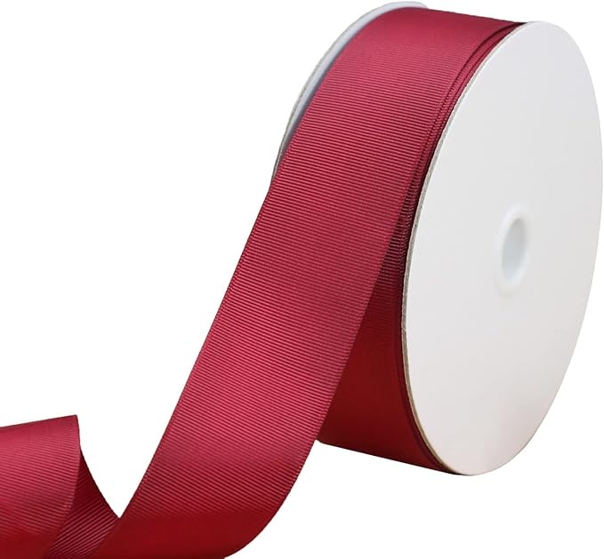 Jesep One Roll 50 Yards Soild Grosgrain Ribbon Boutique Gift Wrapping Package by JESEP+YONG
