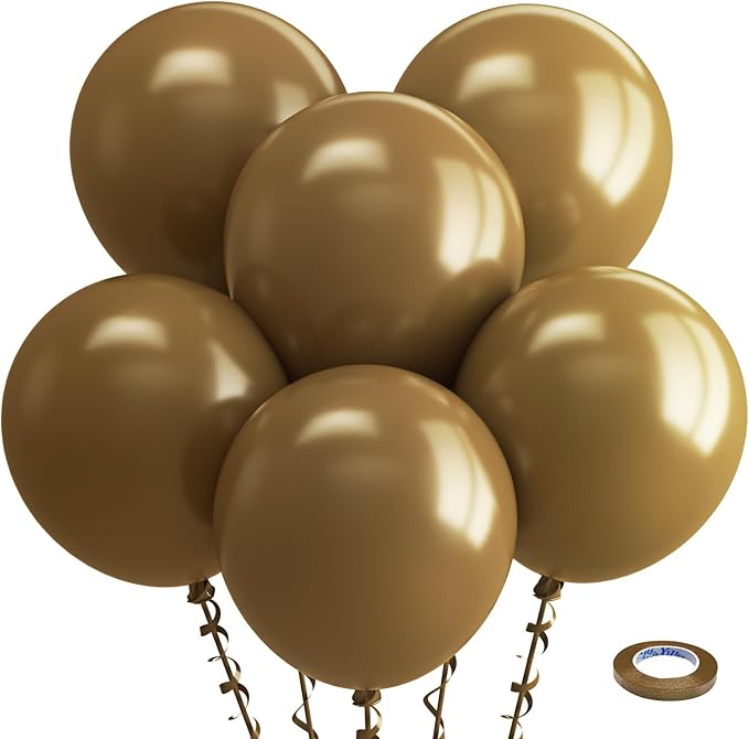 Bezente Brown Balloons 18 Inch by Bezente