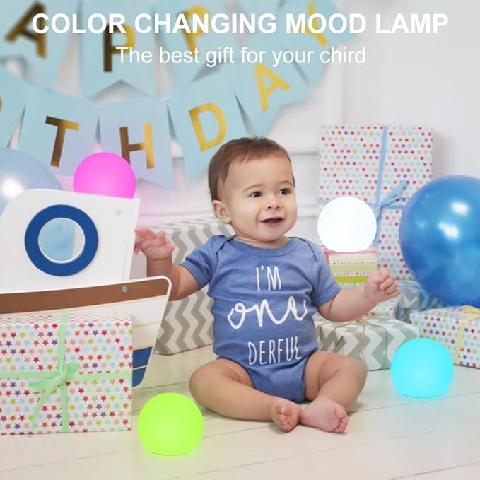 6-in Cordless LED Globe Orb Light - Image 5