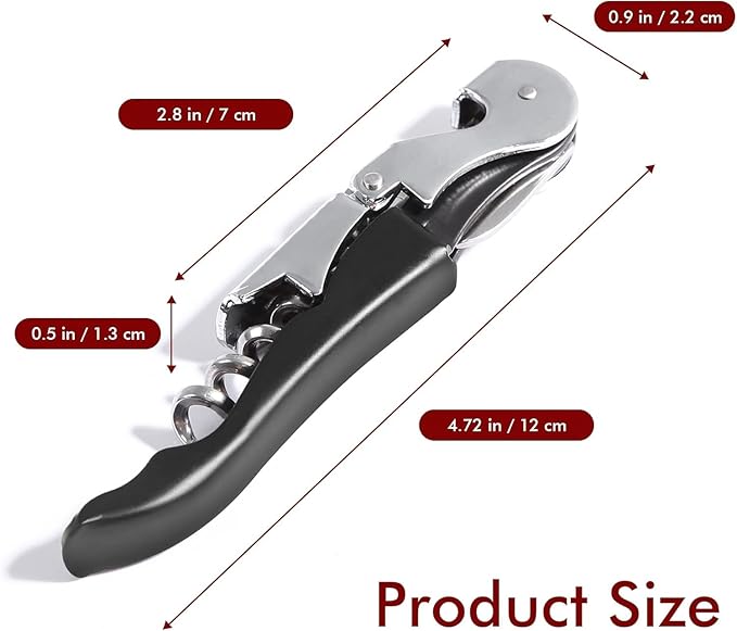 Professional Waiter Corkscrew Wine Openers Set, Upgraded - Image 6