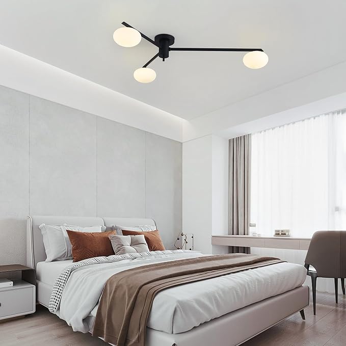3-Light Modern Sputnik Chandelier - Image 9