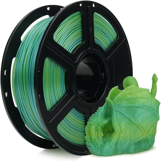 FLASHFORGE Chameleon Gradient Rapid PLA Filament Yellow & Green, High Flow - Image 7