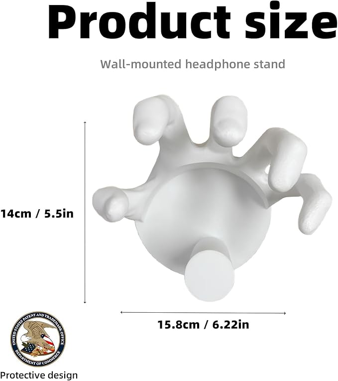 Gothic headphone stand, interesting headphone stand, 3D material headphone stand - Image 5