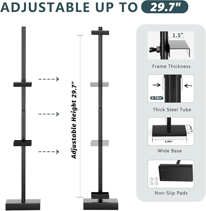 Tabletop Picture Frame Stand, Adjustable - Image 5