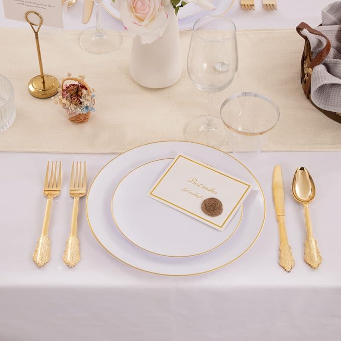 KIRE 100PCS Disposable Plates - Image 6