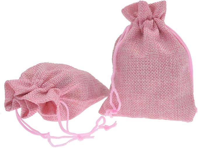 20Pcs Drawstring Burlap Bags 2.7 x 3.5 Inch - Image 5