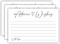 30 Advice And Wishes Cards, Minimalism White Wishes Cards by Ketsord