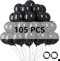 12 Inch Black Balloons, Graduation, Wedding Decorations Supplies by Unknown