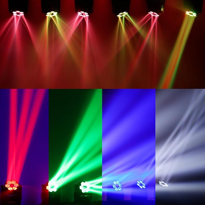 Moving Head Light 6x15W Mini Bee Eye Dj Light RGBW 4in1 LED Stage Lighting - Image 9