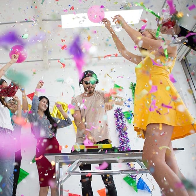 12 Inch Confetti Cannon Party Poppers Party Supplies, Air Powered | Launches - Image 8