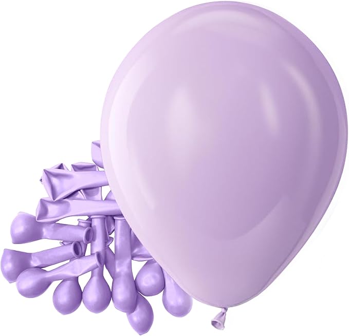 Bezente Pastel Purple Latex Party Balloons by Bezente