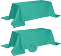 Fokitut 2 Pack Waterproof Rectangle Tablecloth, 90x156 Inch, Stain Resistant by BalsaCircle