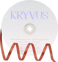 Copper Satin Ribbon 1/4 inch X Continuous 100 Yards, Single Face Polyester by Kryvusribbon