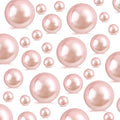 520Pcs Rose Gold Glossy Beads for Centerpiece Decor, Artifical Pearls Vase by EGKamhFloatingBeadsPearls