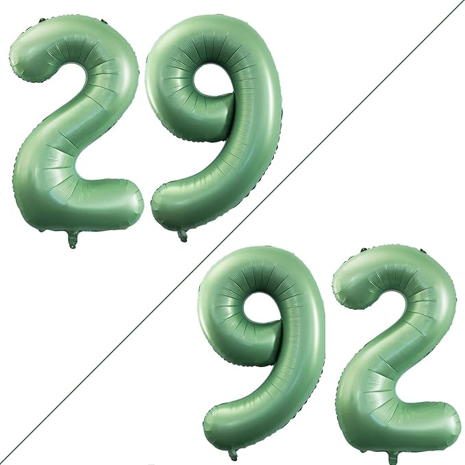 GOER Number 29 Balloons for 29th Birthday Party Decorations, 42 Inch Jumbo Foil by GOER