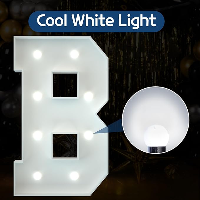 Marquee Letters 3 Feet Tall Large Light Up Letters Baby Shower Decorations - Image 2