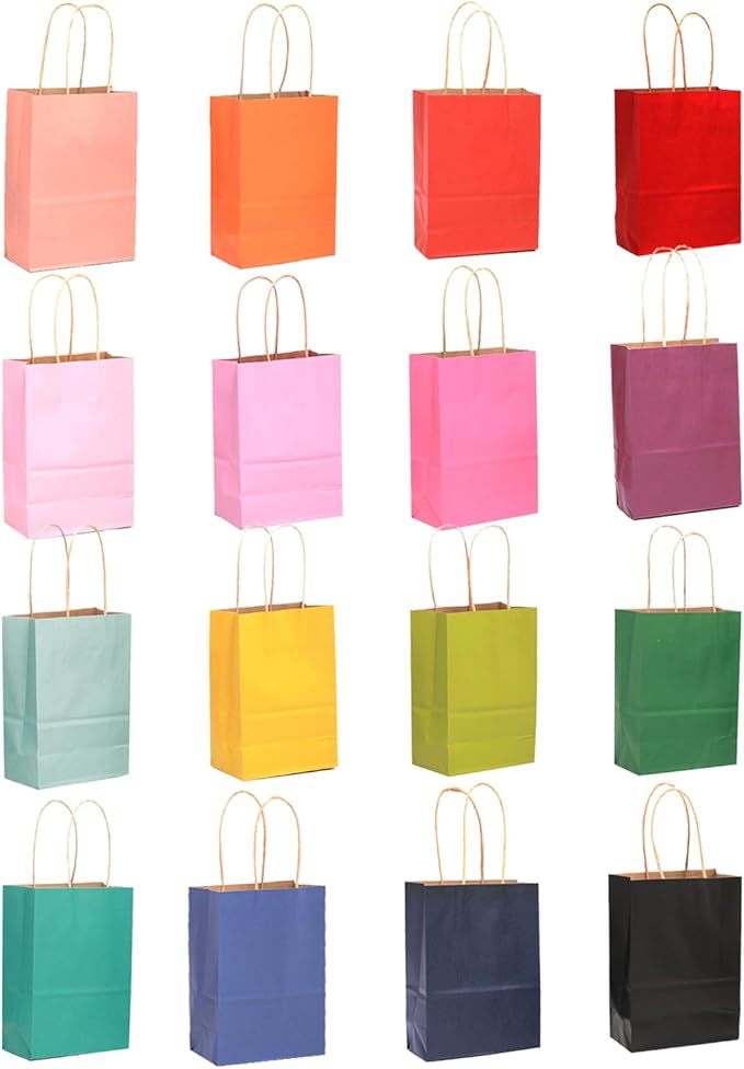 qiqee 32 Pcs Mini Paper Gift Bags - Image 2