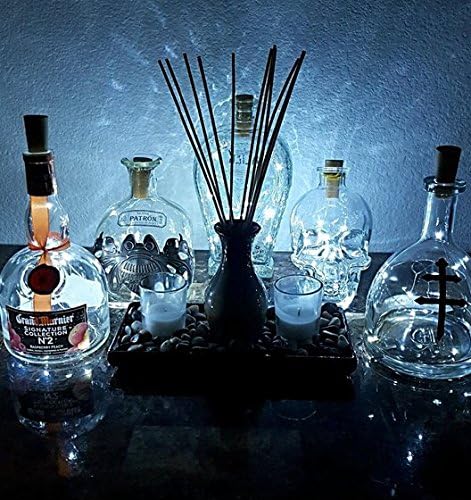 Wine Bottle Lights with Cork, 10 Pack Battery Operated LED Cork Shape Silver - Image 6