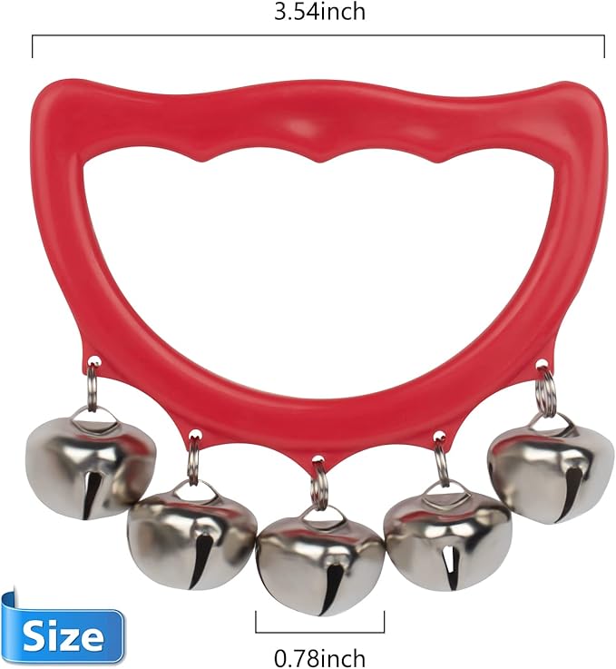 MUSCELL Jingle Bells, Brightly Colored Musical Instruments Jingle Bells Gift - Image 3