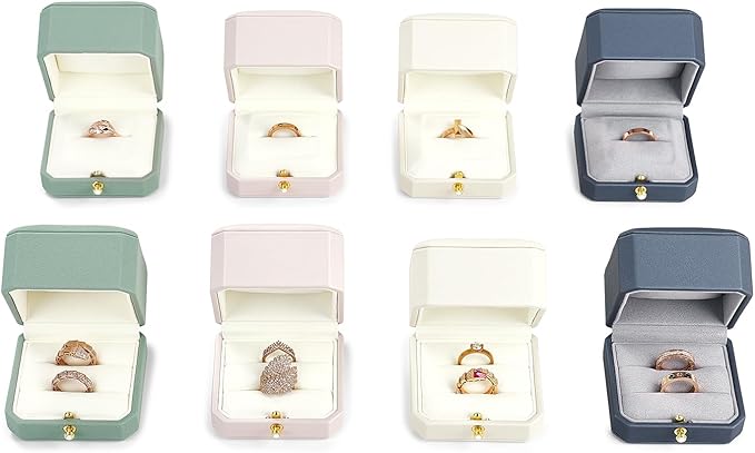 Oirlv Premium Leather Double Ring Box - Image 4