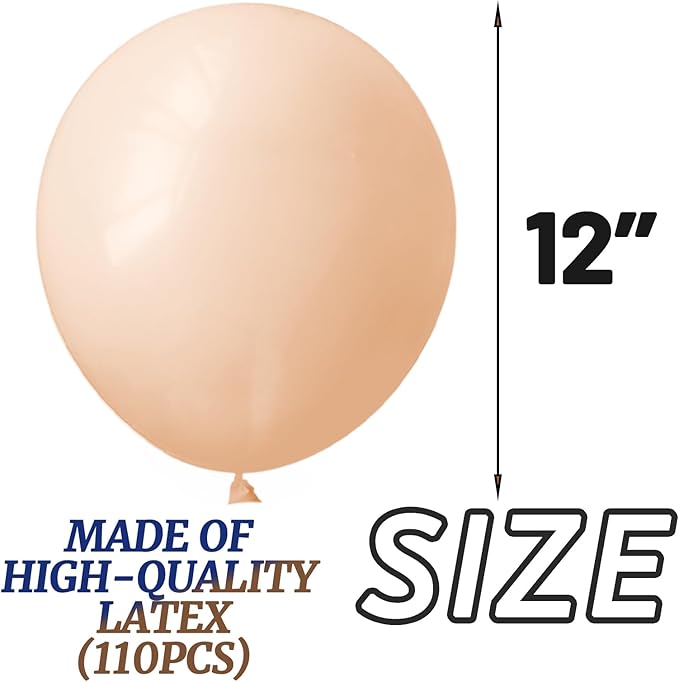 110pcs Nude Balloon 12 inch - Image 2