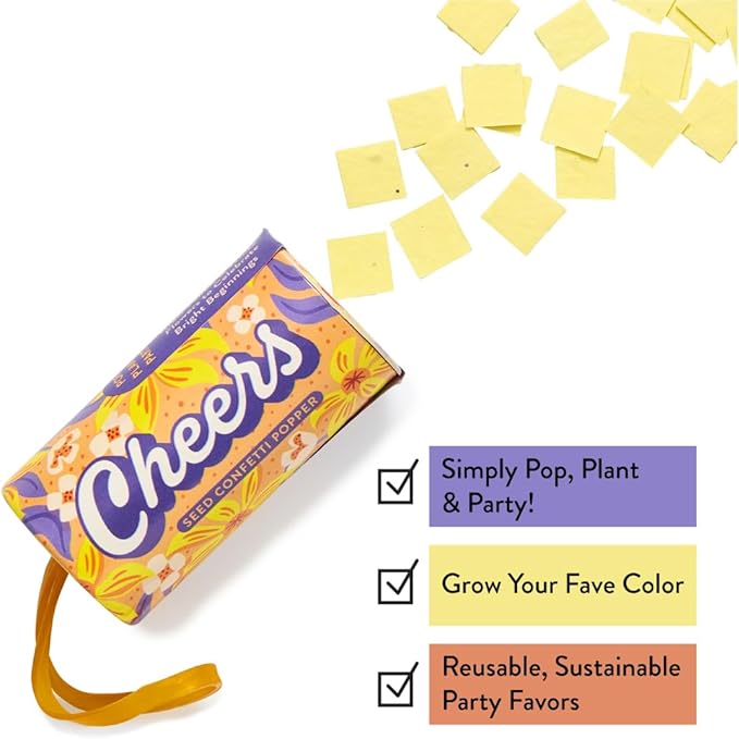 Modern Sprout Seed Confetti Poppers - Image 6