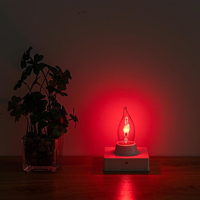 Flickering Light Bulbs E26 Flame Bulb, LED Fire Effect Flickering Small Flame - Image 6
