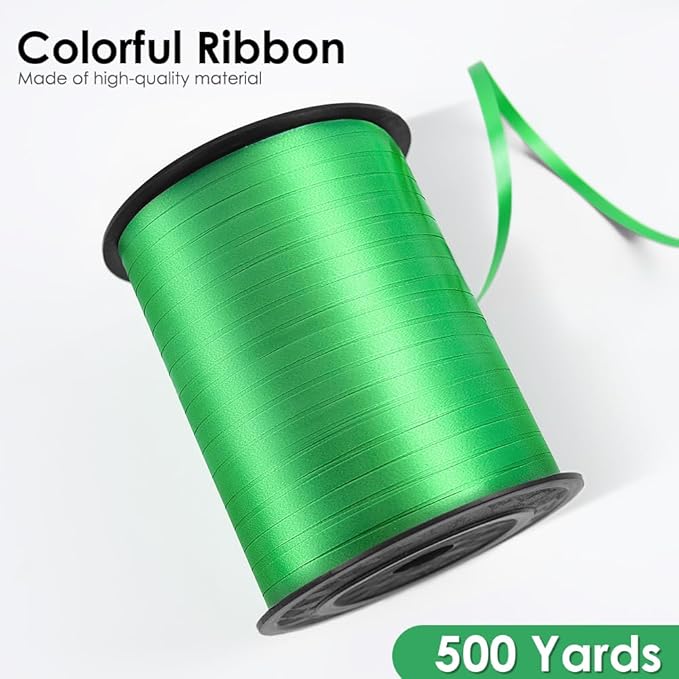 Dark Green Curling Ribbon - Image 2