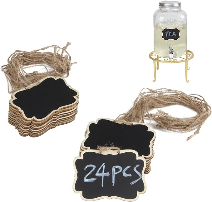 Wooden Mini Hanging Chalkboard Signs by KCGANI