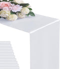 6Pack Table Runner 12 x 108 Inches Satin Silk Table Runner by flohar