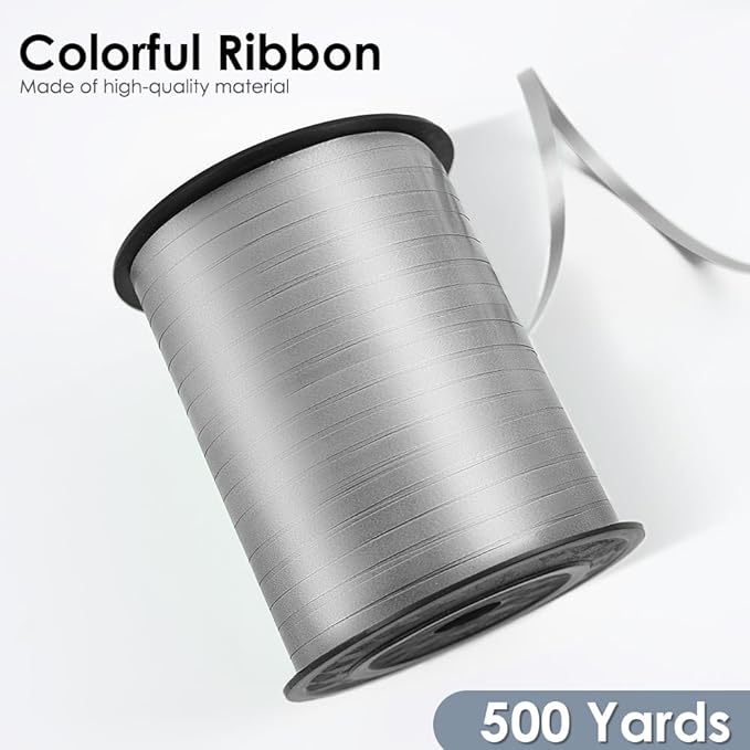 Silver Curling Ribbon - Image 2