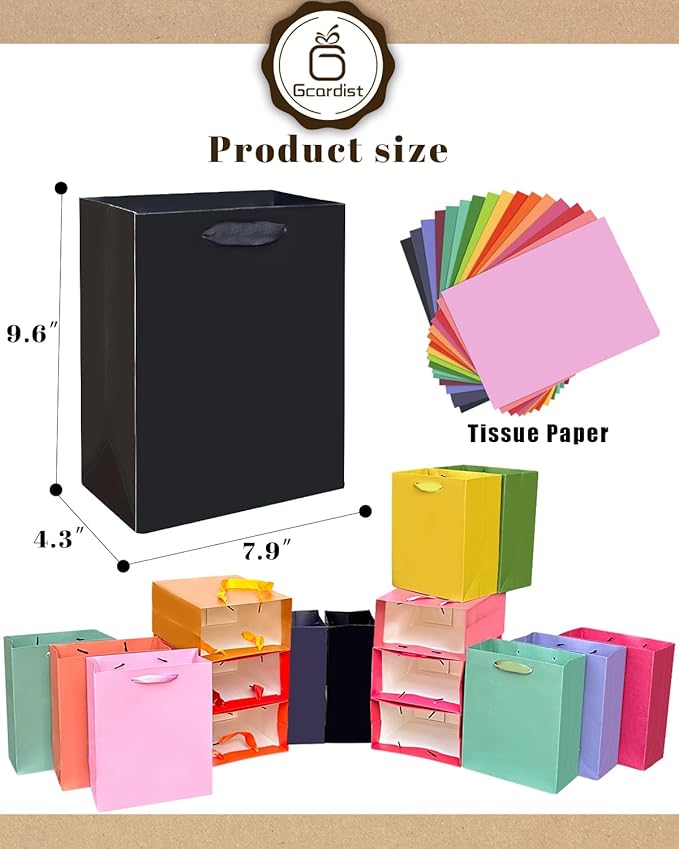 Gcardist 16 Colors Gift Bags - Image 6