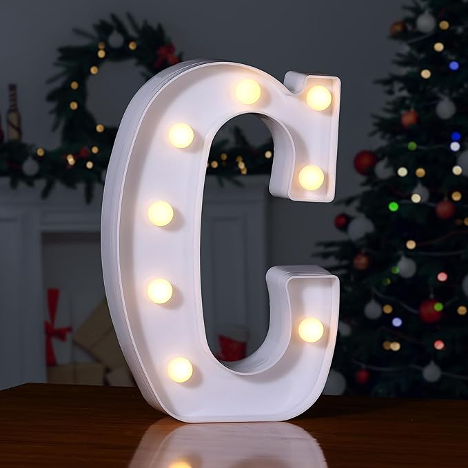 Foaky LED Letter Lights Sign Marquee Light Up Letters Sign by Foaky