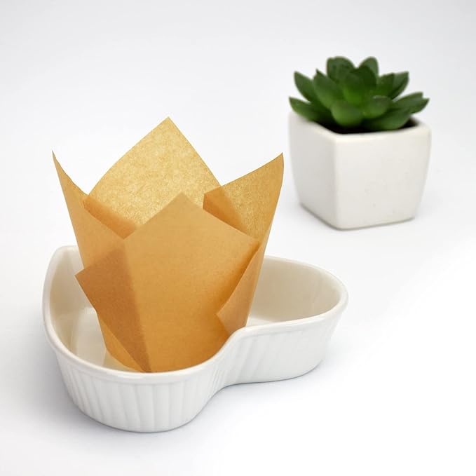 200pcs Tulip Cupcake Liners, Standard Greaseproof Paper Baking Cups Muffin - Image 6
