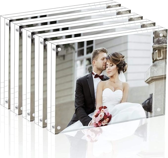 Magicool Premium Acrylic Photo Frame- Magnet Photo Frame -Double Sied Thick by Magicool