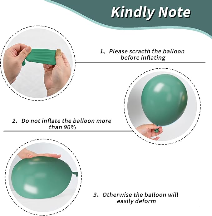 Green Giraffe Balloons - Image 3