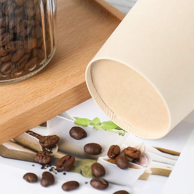 160 Count 15 oz Disposable Coffee Cups Paper Cups, Plant Fiber Cups Brown Hot - Image 3