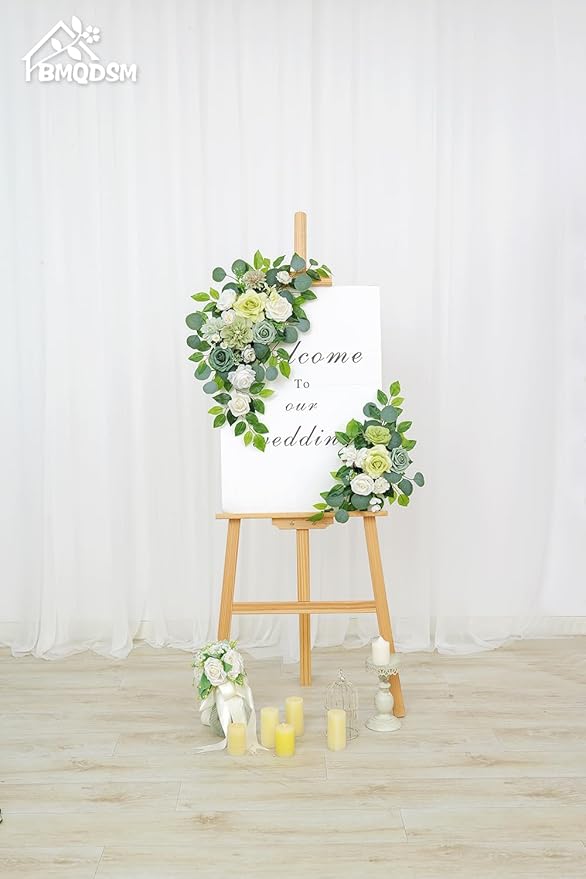 Pack of 2 Artificial Flowers for Backdrop Decoration, Wedding Arch Flowers - Image 3
