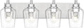 Bathroom Light Fixtures, 4-Light Modern Vanity Light by Metwet
