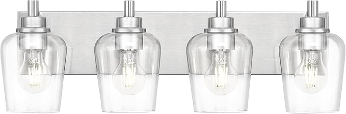 Bathroom Light Fixtures, 4-Light Modern Vanity Light by Metwet