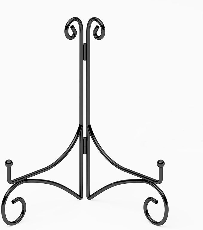 Plate Stand for Display with Hinged Folding Design, 6 Inch Picture Stands for - Image 9