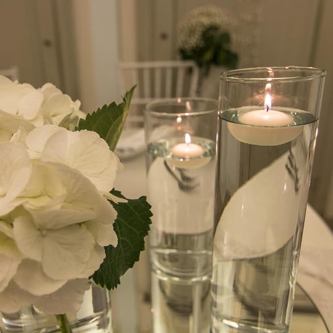 24 Pack Floating Candles, Smoke-Free and odorless, Burning continuously - Image 2